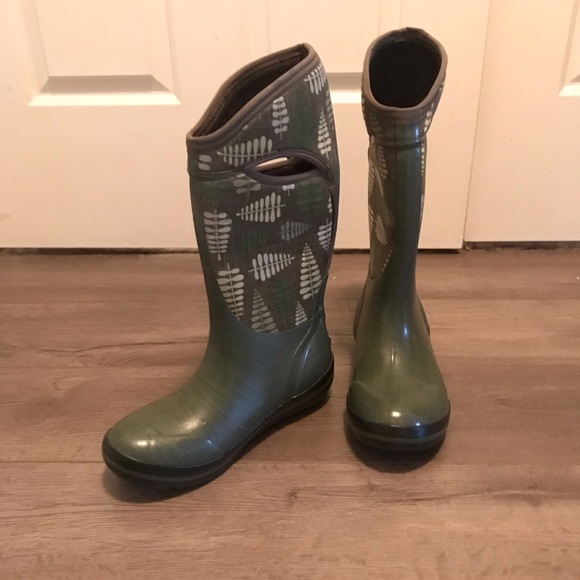Bogs Plimsol Tall Fern Green Waterproof Boot - Picture 3 of 7